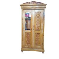 Wooden Bero with Mirror and Flower design - Model 1